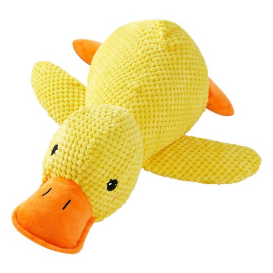 Squeaky Duck Dog Toy | Chew‑Resistant for Boredom Relief, Interactive Play, Wholesale Available