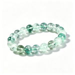 Green Fluorite Bracelet, Natural Handmade Gemstone Bracelet for Wealth & Career, Koreli